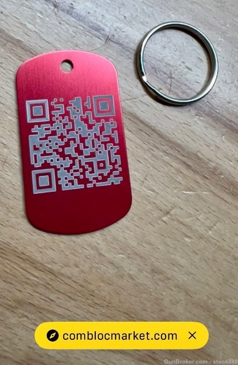 Combloc Marketplace Dog Tag Key Chain AK-47 AKM AK -img-3