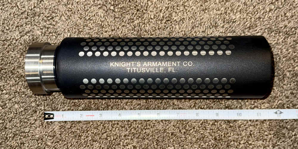 KNIGHTS ARMAMENT KAC QDSS NT4 SILENCER/SUPPRESSOR SHAPED WATER BOTTLE SR15-img-14