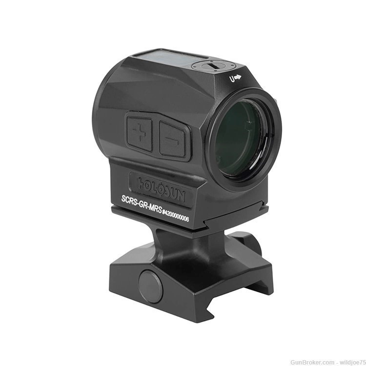 Holosun SCRSGRMRS SCRS GR MRS 1 x 20mm 2 MOA Green Dot/65 MOA -img-1