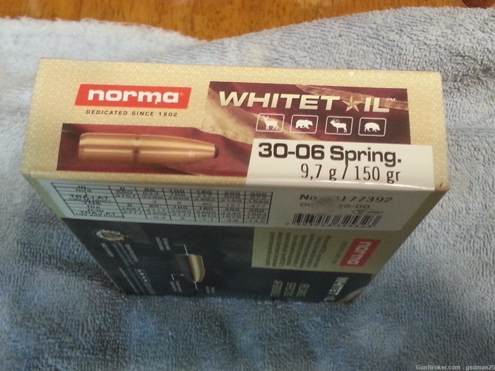 Norma Whitetail  30-06 Springfield 150 Grain Jacketed Soft Point-img-0