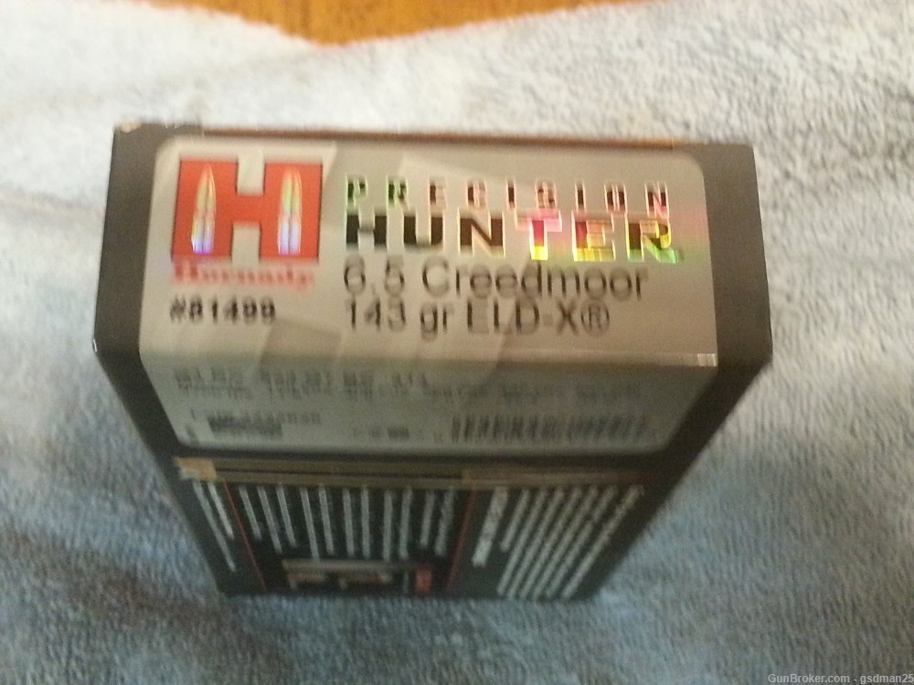 Hornady Precision Hunter 6.5 Creedmoor 143 Grain ELD  Box of 20 -img-0