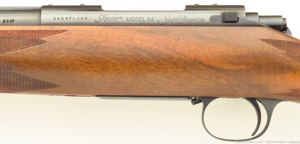Kimber of Oregon 84 SuperAmerica 6x47, skeleton, checkered, rib, layaway-img-5