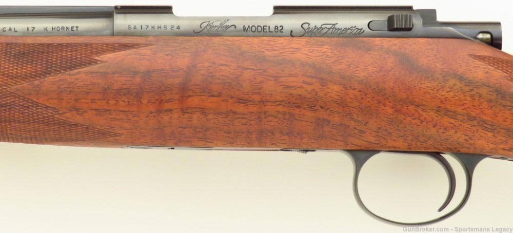 Kimber of Oregon 82 SuperAmerica .17 K-Hornet, quarter rib, 97%, layaway-img-5