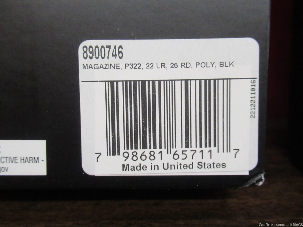 2 Sig Sauer P322 25rd 25 Round 22LR Magazines-img-1