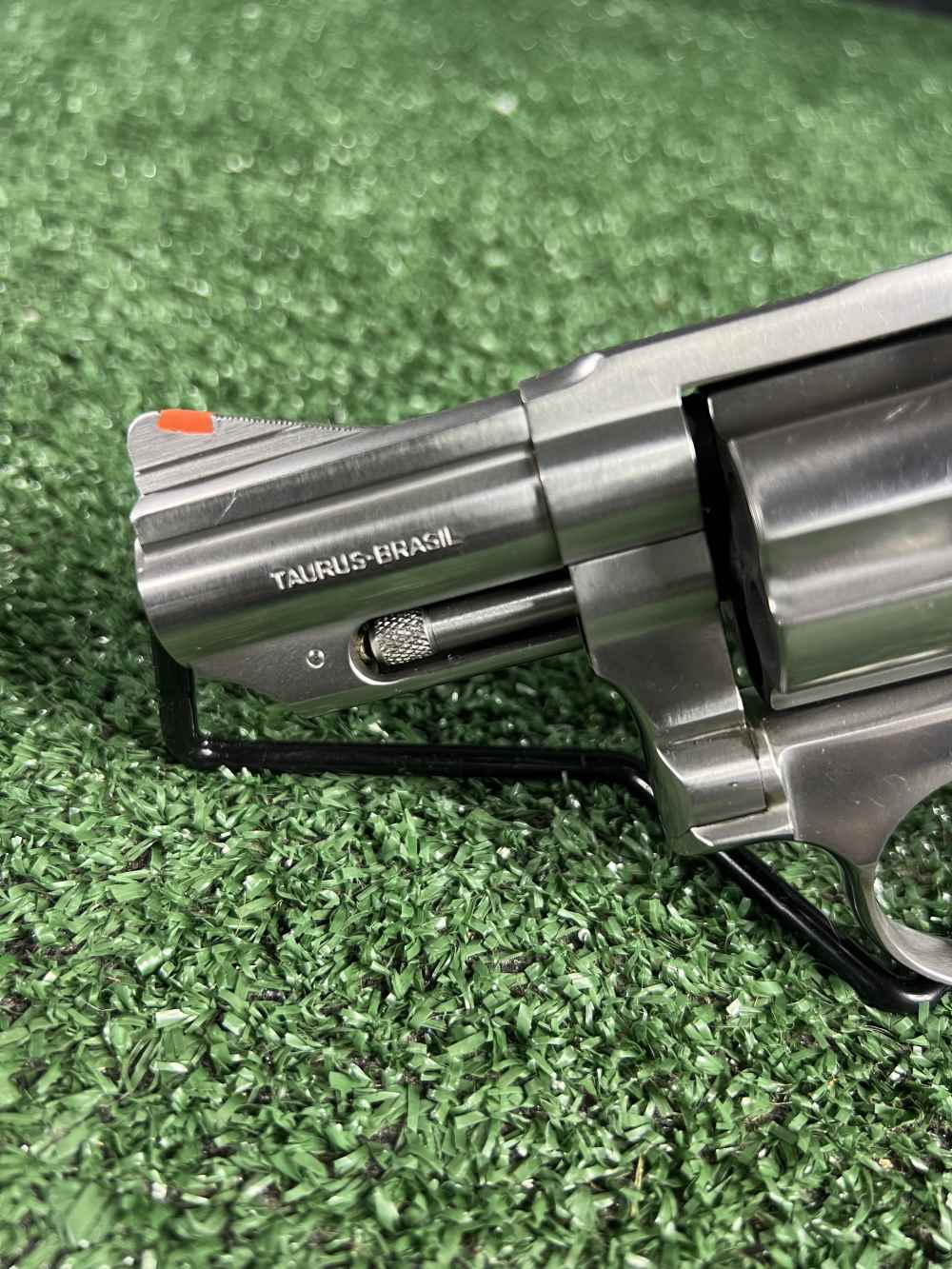 Vintage Taurus model 66 stainless steel 2.5” barrel wood grips RARE model  -img-5