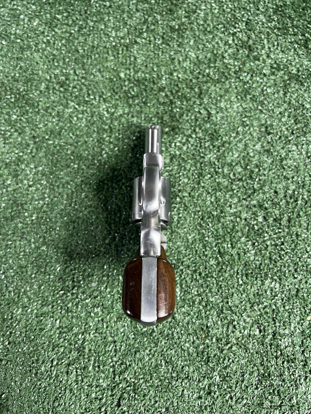 Vintage Taurus model 66 stainless steel 2.5” barrel wood grips RARE model  -img-14