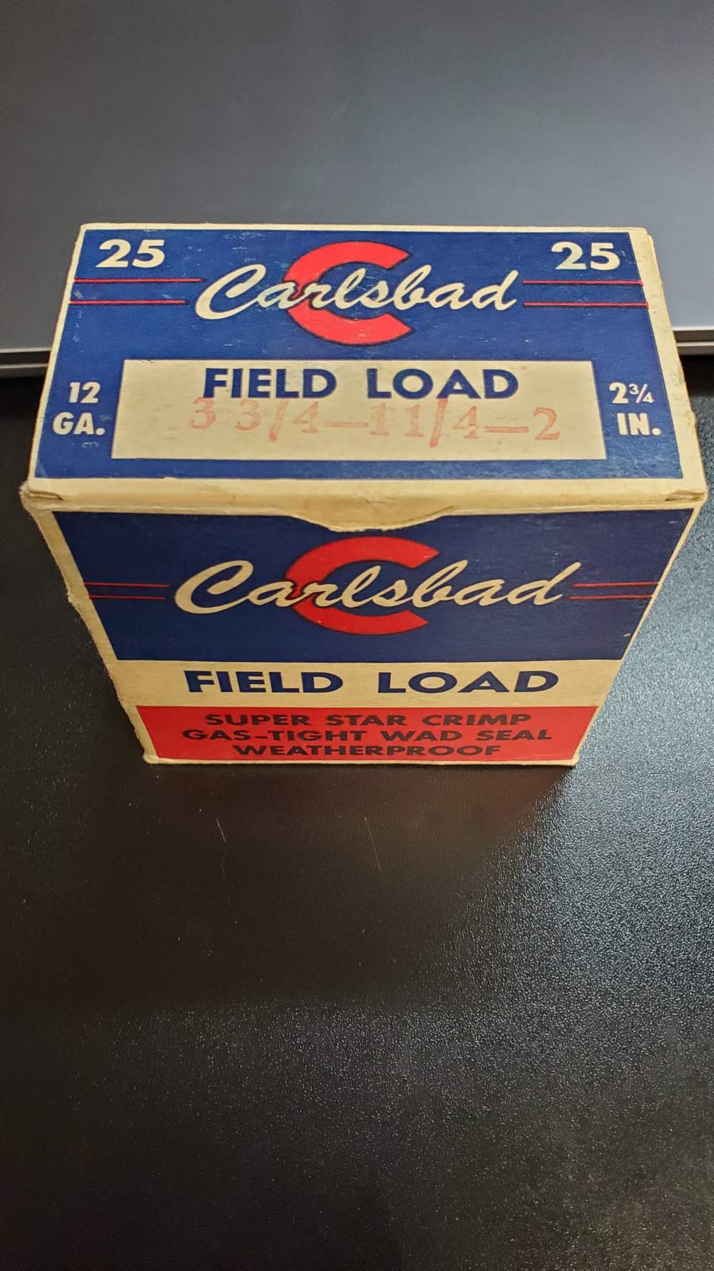 Carlsbad Field Load Shotshells – 12 Gauge – Full Box (25 Rounds)-img-4