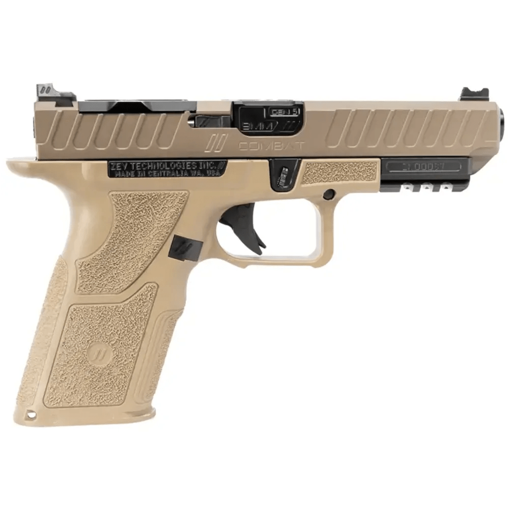 Clearacne! ZEV Technologies OZ9 V2 Combat — 9mm FDE | Full Size X Grip-img-2