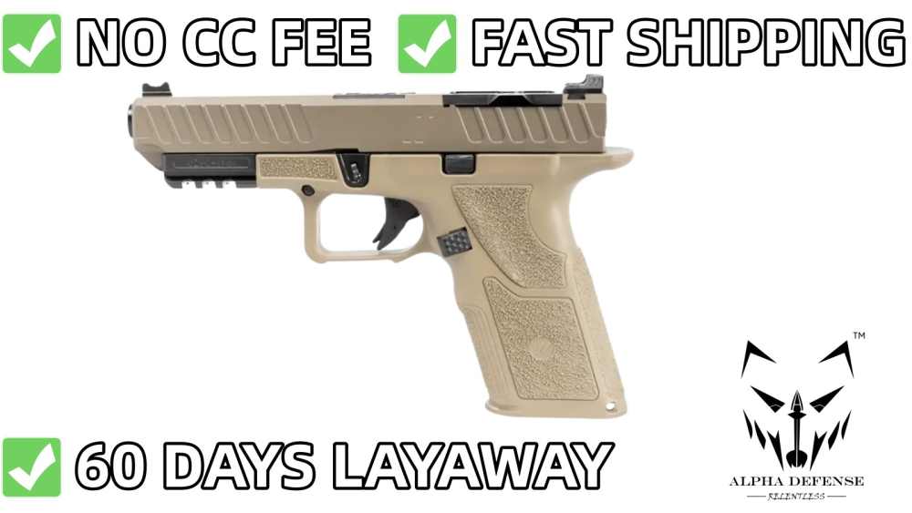 Clearacne! ZEV Technologies OZ9 V2 Combat — 9mm FDE | Full Size X Grip-img-0
