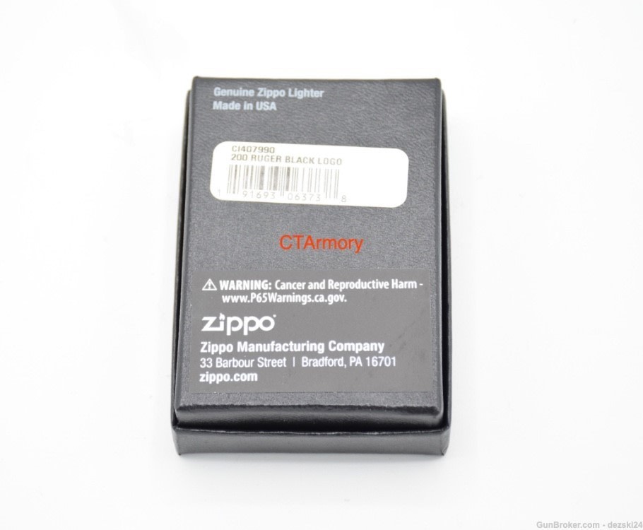 RUGER FIREARMS ZIPPO LIGHTER BRUSHED CHROME 10/22 5.7 LCP MINI14 LC CARBINE-img-3