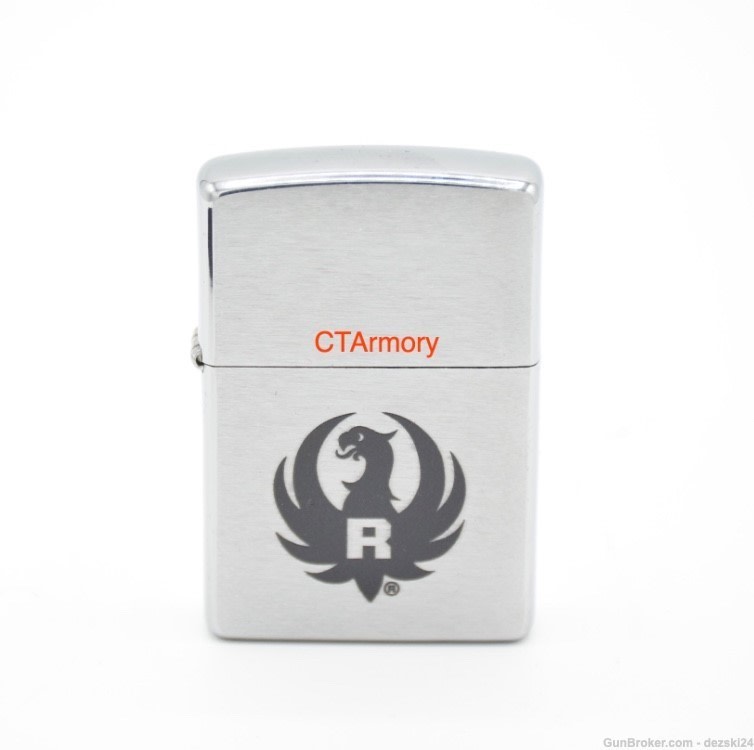 RUGER FIREARMS ZIPPO LIGHTER BRUSHED CHROME 10/22 5.7 LCP MINI14 LC CARBINE-img-5