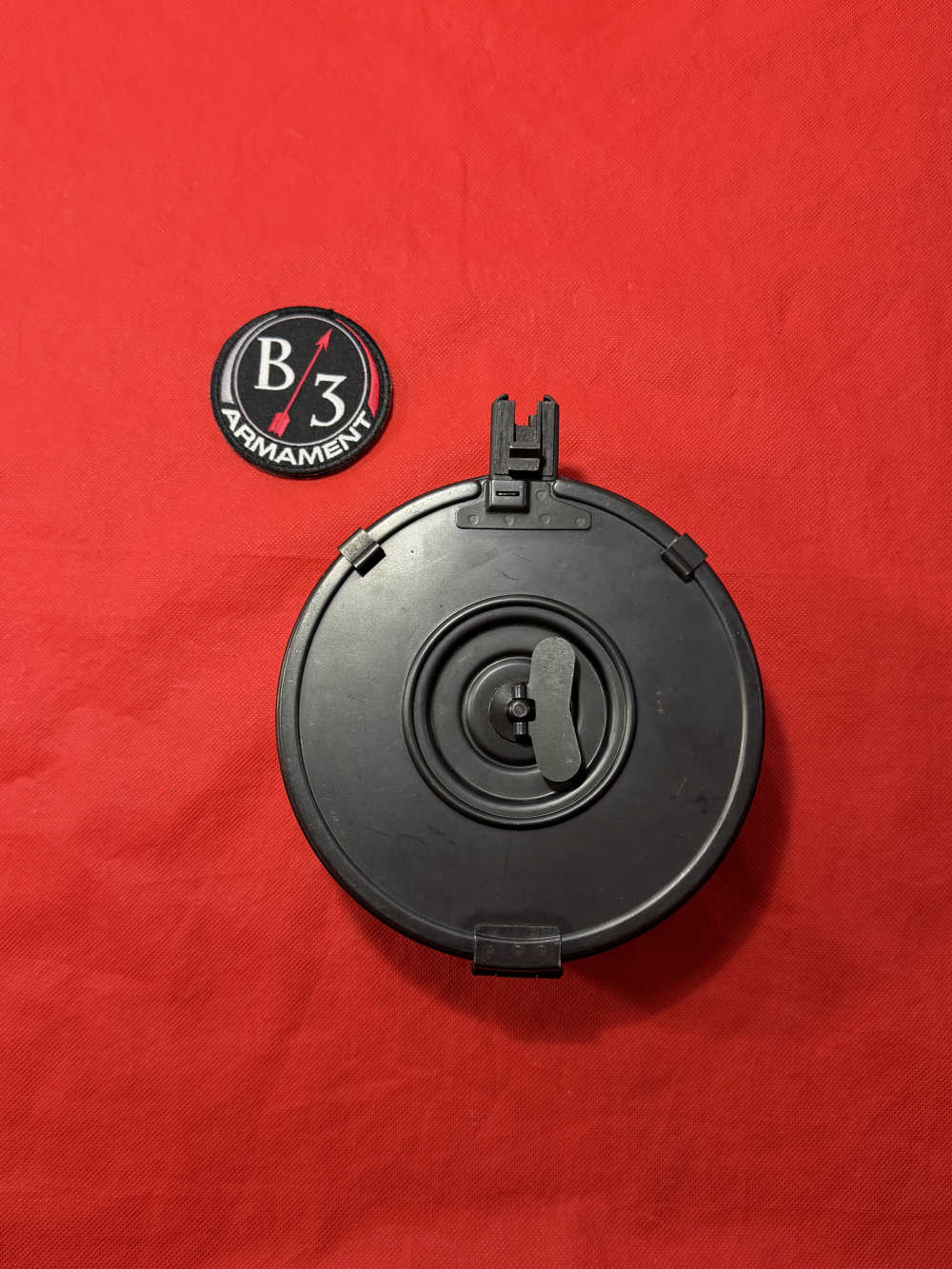 Vintage NOS Chinese China AK-47 100 Round Drum Magazine 7.62x39-img-1