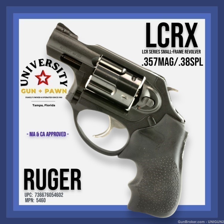 RUGER LCRx 736676054602 05460 5460-img-0