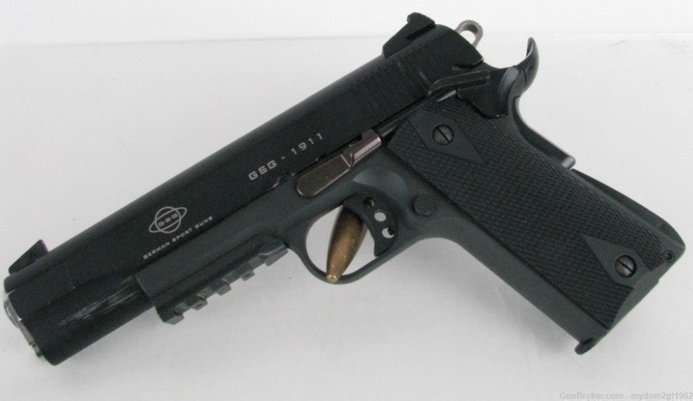 ATI/GSG German Sports Night Sights 1911 .22LR 5" Black with Bonus ...-img-3