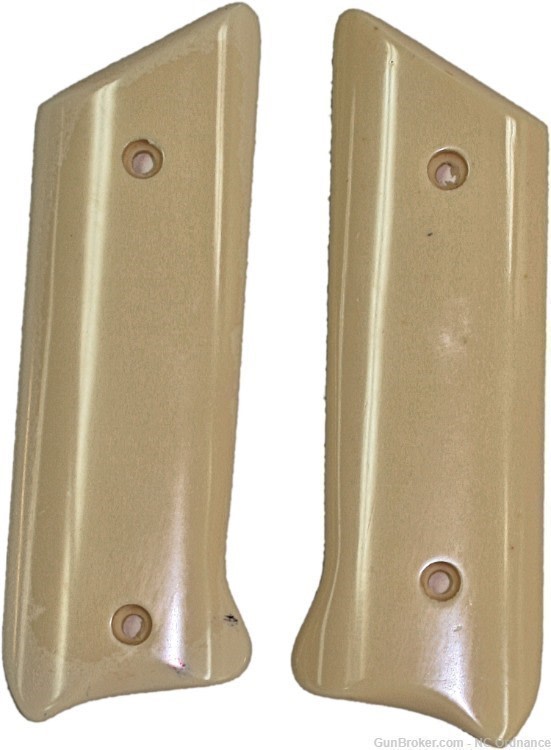Ruger MKI & A100 .22 Auto Smooth Ivory-Like Grips-img-0