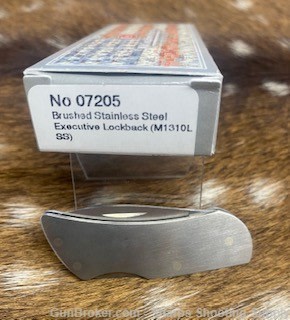 CASE BRUSHED STAINLESS STEEL EXECUTIVE LOCKBACK-img-1