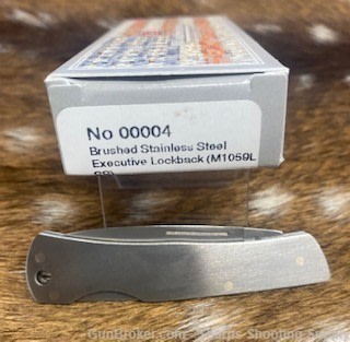 CASE BRUSHED STAINLESS STEEL EXECUTIVE LOCKBACK-img-1