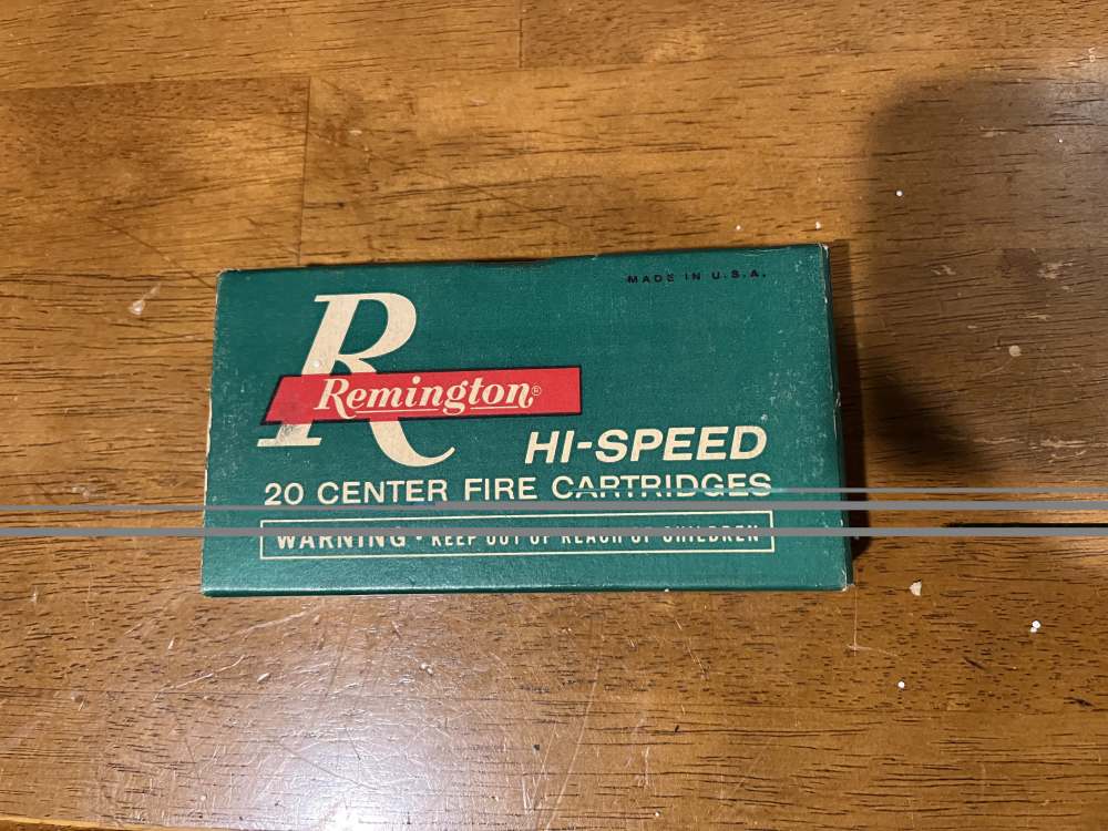 30-30 WINCHESTER AMMO NICE OLD BOX OF 20 ROUNDS REMINGTON CORE-LOKT -img-0