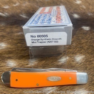 CASE ORANGE SYNTHETIC SMOOTH MINI TRAPPER-img-1