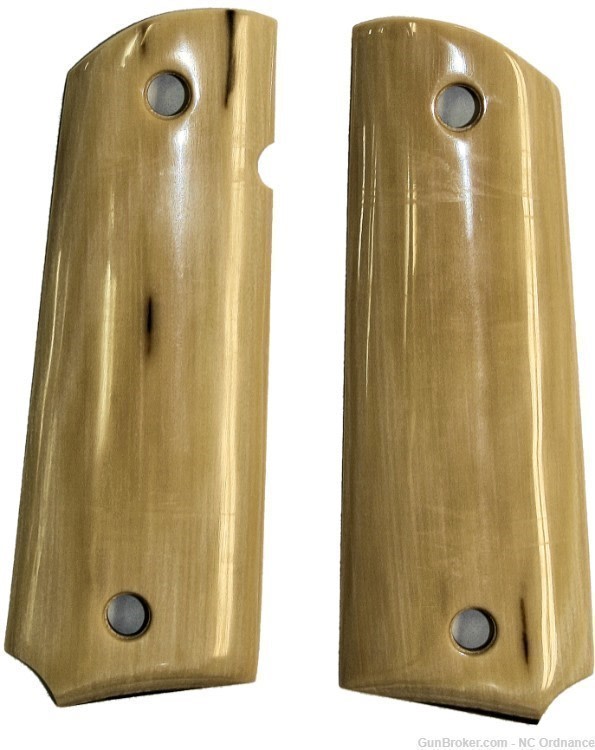 Colt 1911 Siberian Mammoth Ivory Grips-img-0
