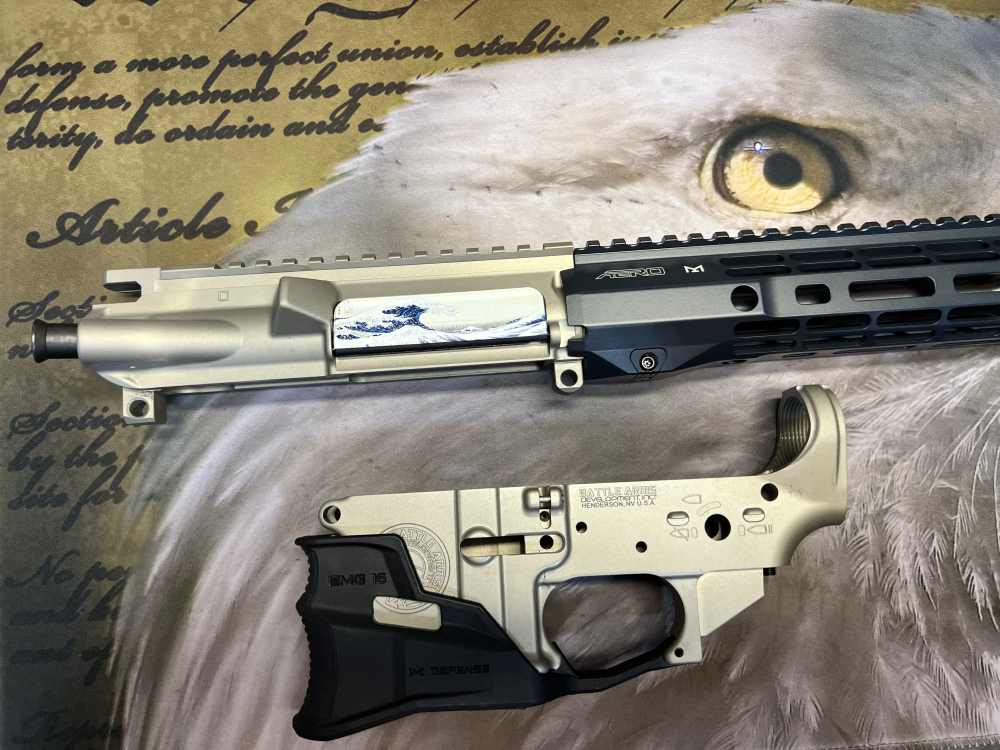 14.5in (556) B.A.D / Aero Socom Blue AR Pistol Build Kit -CWRAY-img-41