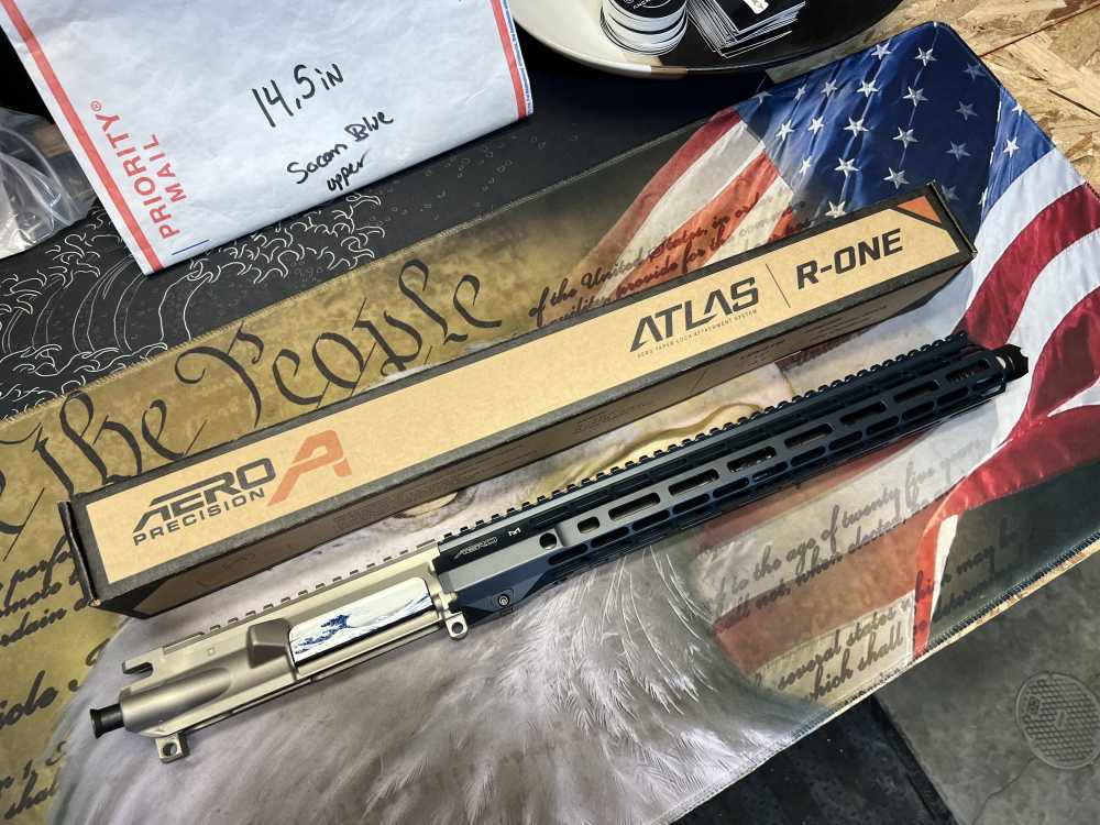 14.5in (556) B.A.D / Aero Socom Blue AR Pistol Build Kit -CWRAY-img-27