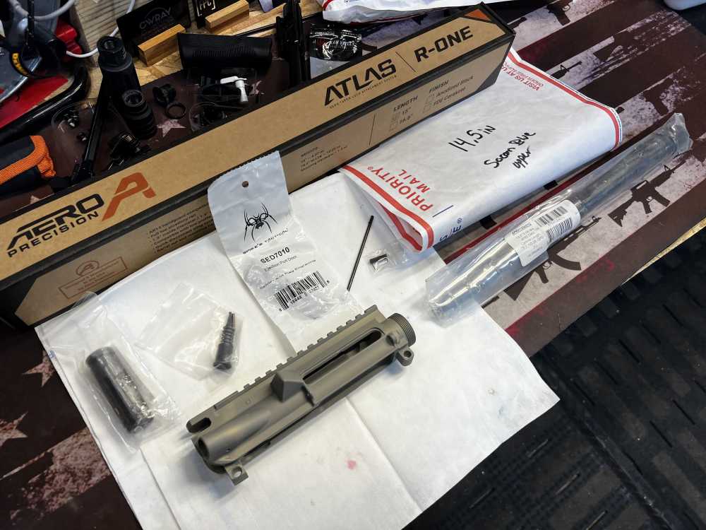 14.5in (556) B.A.D / Aero Socom Blue AR Pistol Build Kit -CWRAY-img-4