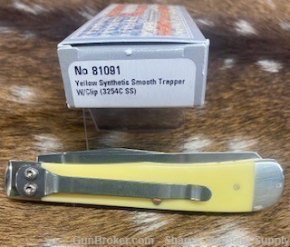 CASE YELLOW SYNTHETIC SMOOTH TRAPPER W/ CLIP-img-2