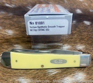 CASE YELLOW SYNTHETIC SMOOTH TRAPPER W/ CLIP-img-1