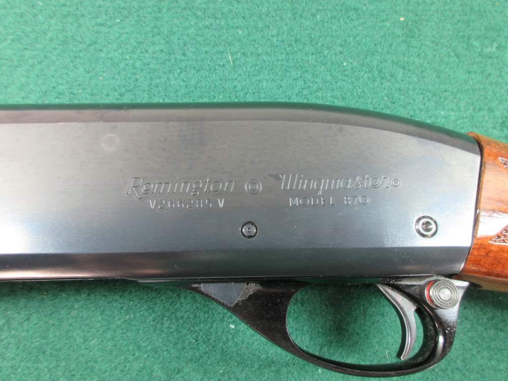 Remington 870 Wingmaster 12ga 20" brl-extended mag tube-img-11