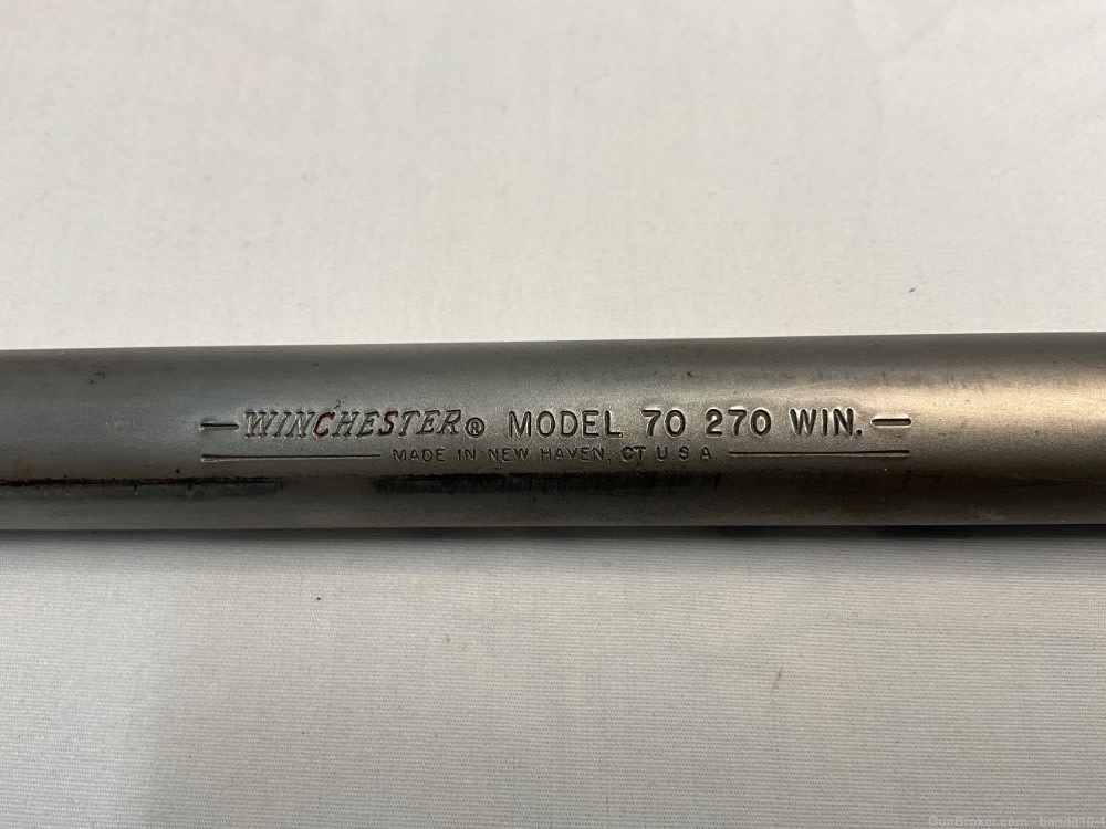 Winchester Model 70 - 23” Steel Barrel - 270 WIN - Stainless Finish - 094-img-2