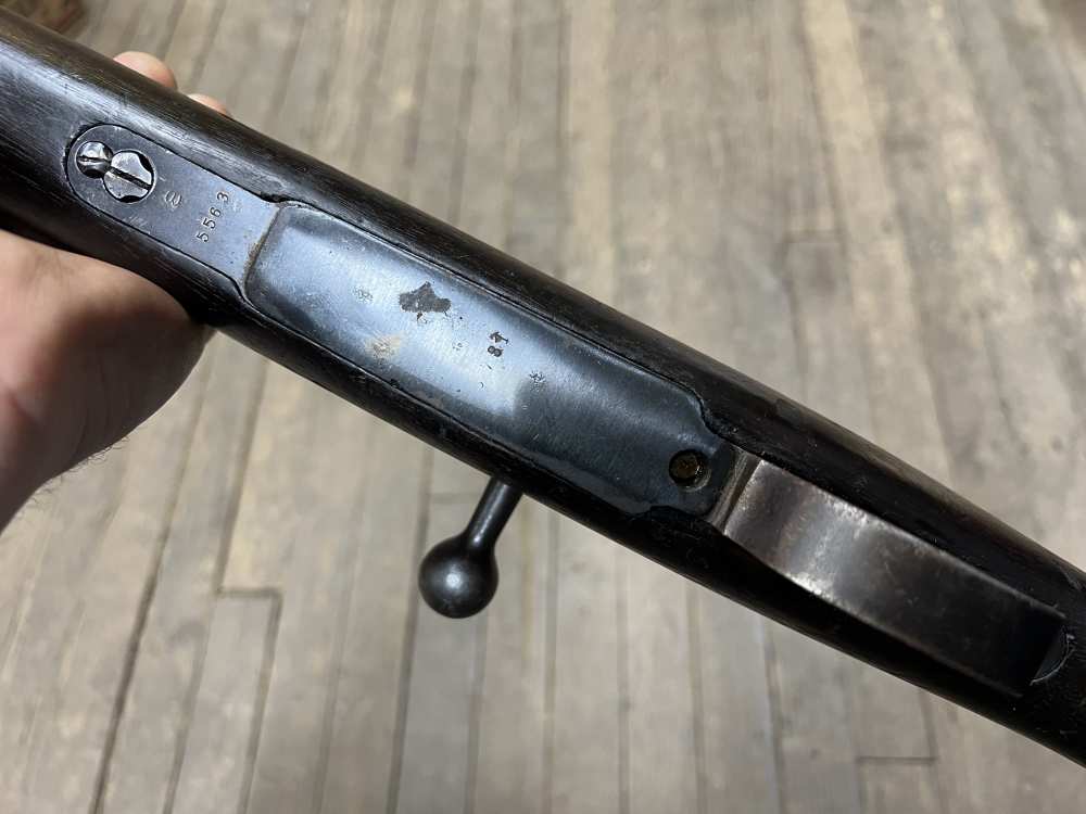 PORTUGUESE 1904/39 MAUSER VERGUEIRO RIFLE W muzzle cover 8mm -img-25