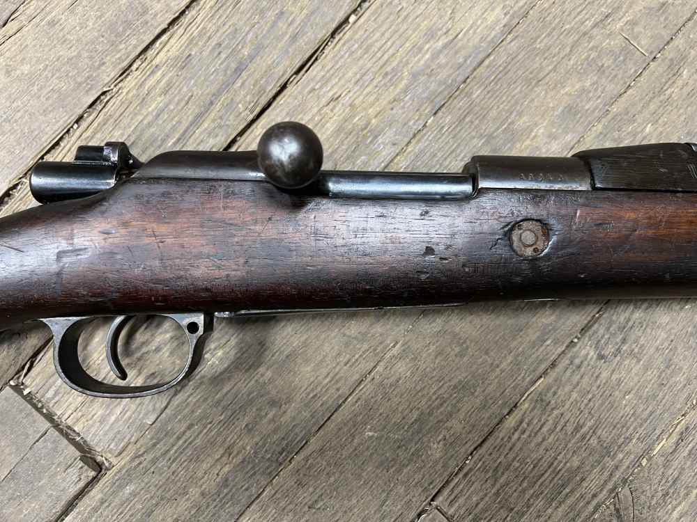 PORTUGUESE 1904/39 MAUSER VERGUEIRO RIFLE W muzzle cover 8mm -img-3