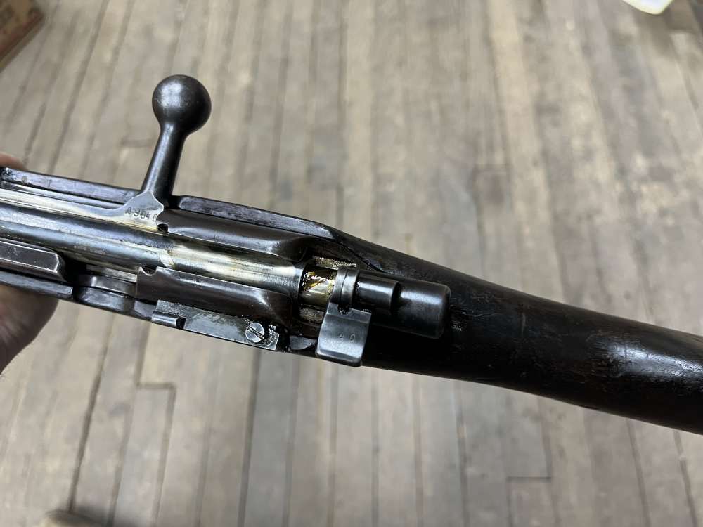 PORTUGUESE 1904/39 MAUSER VERGUEIRO RIFLE W muzzle cover 8mm -img-16
