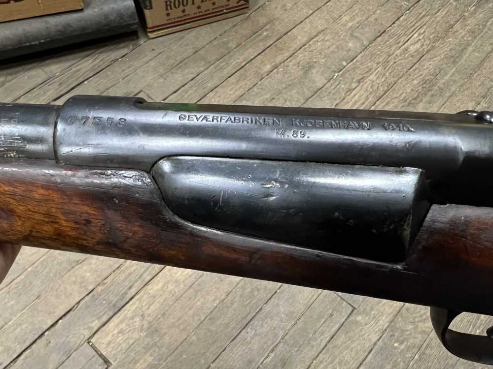 Danish Krag Jorgensen rifle M89 1910 matching 8x58r ww2-img-10