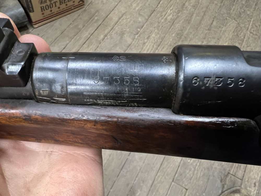 Danish Krag Jorgensen rifle M89 1910 matching 8x58r ww2-img-12