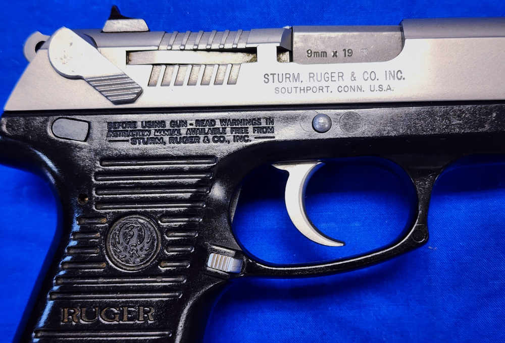 RUGER P95 9MM 3.9" STAINLESS SLIDE W/ CASE& XTRA MAG, 2005-img-8
