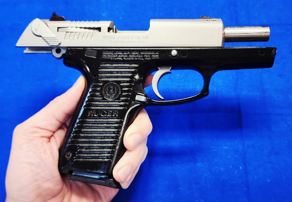 RUGER P95 9MM 3.9" STAINLESS SLIDE W/ CASE& XTRA MAG, 2005-img-6