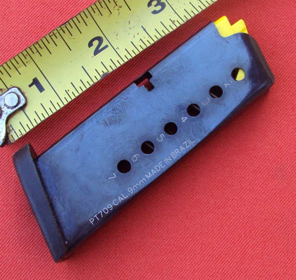 Factory Original Taurus PT709 Magazine,  9mm, 7 Rounds, Near New-img-2