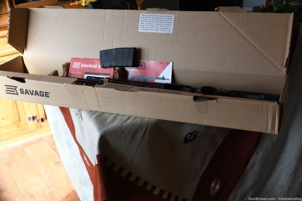Savage MSR 10 308win Hunter semi auto rifle w/box as NEW, First year gun-img-1