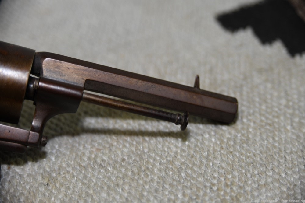 French / Belgian center Fire revolver 380mm/9mm  1880's Nice condition-img-9