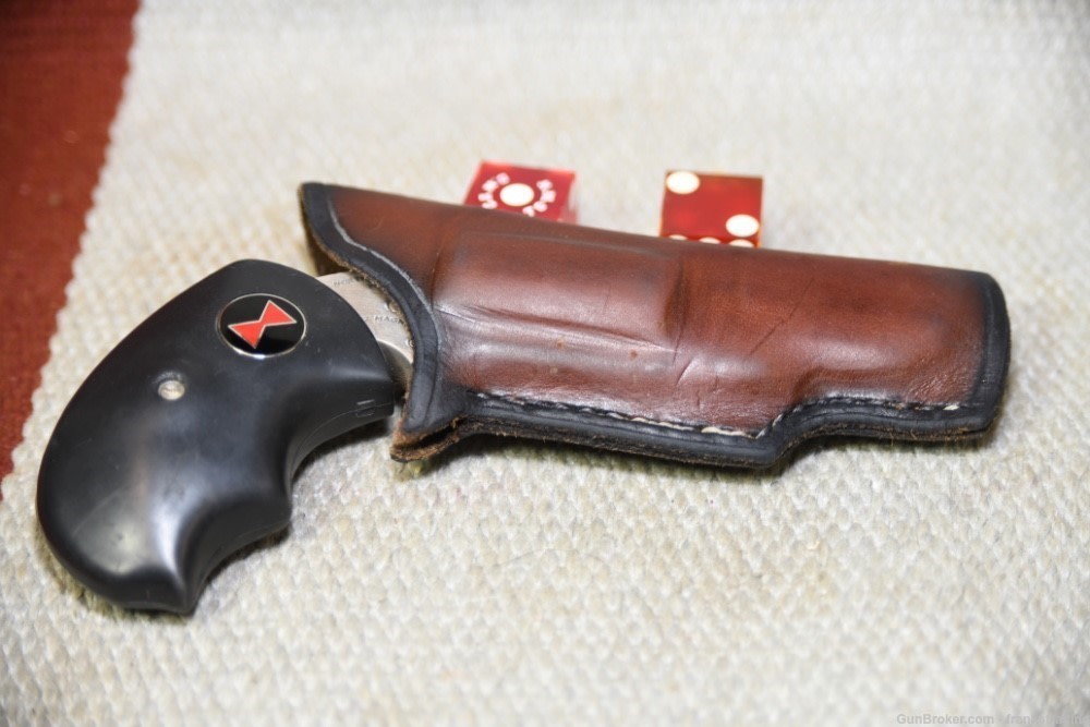 North American Arms Black Widow model 22 Magnum w/holster as NEW-img-10