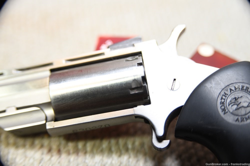 North American Arms Black Widow model 22 Magnum w/holster as NEW-img-7