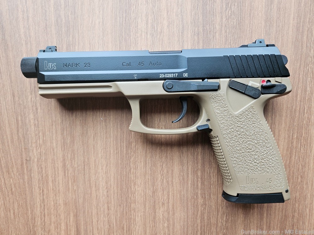 H&K German Mark 23 in Factory FDE Tan - Real MK23 Socom .45-img-2