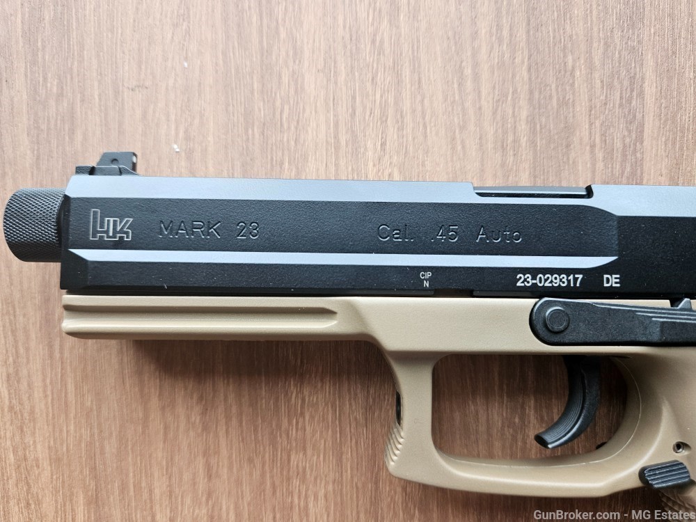 H&K German Mark 23 in Factory FDE Tan - Real MK23 Socom .45-img-5