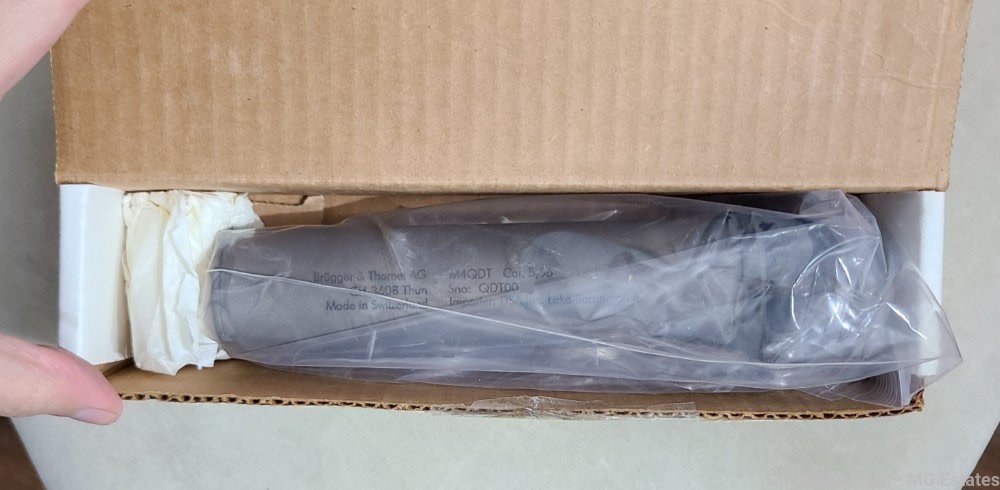 RARE 1 of 16 Military Prototype Swiss Import B&T QDT Titanium 5.56 Silencer-img-1