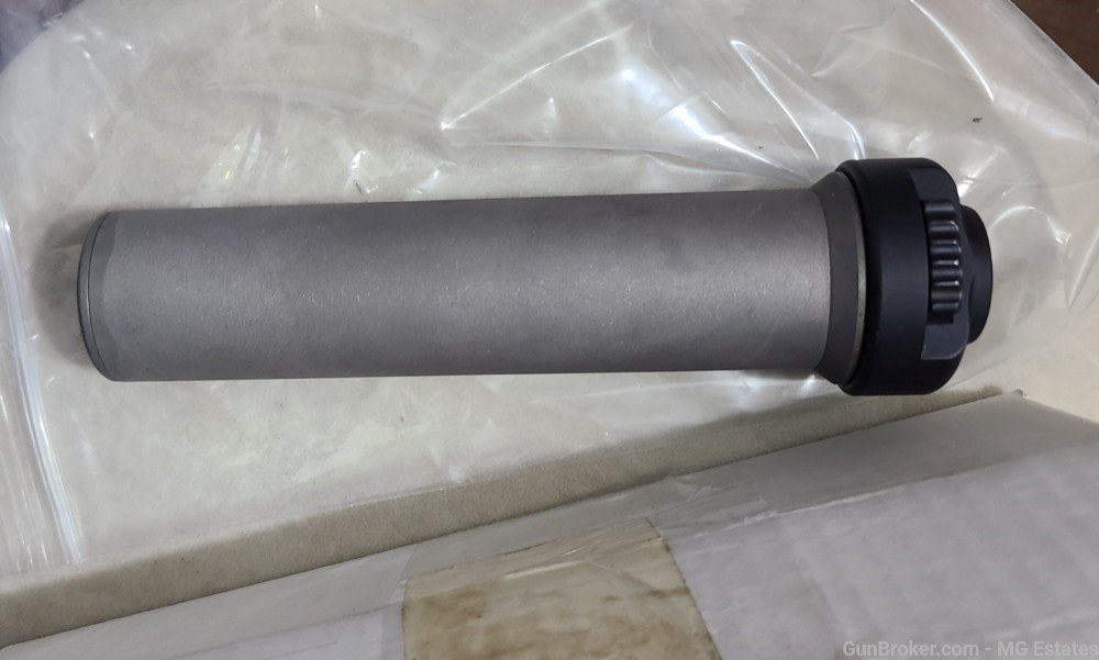 RARE 1 of 16 Military Prototype Swiss Import B&T QDT Titanium 5.56 Silencer-img-2