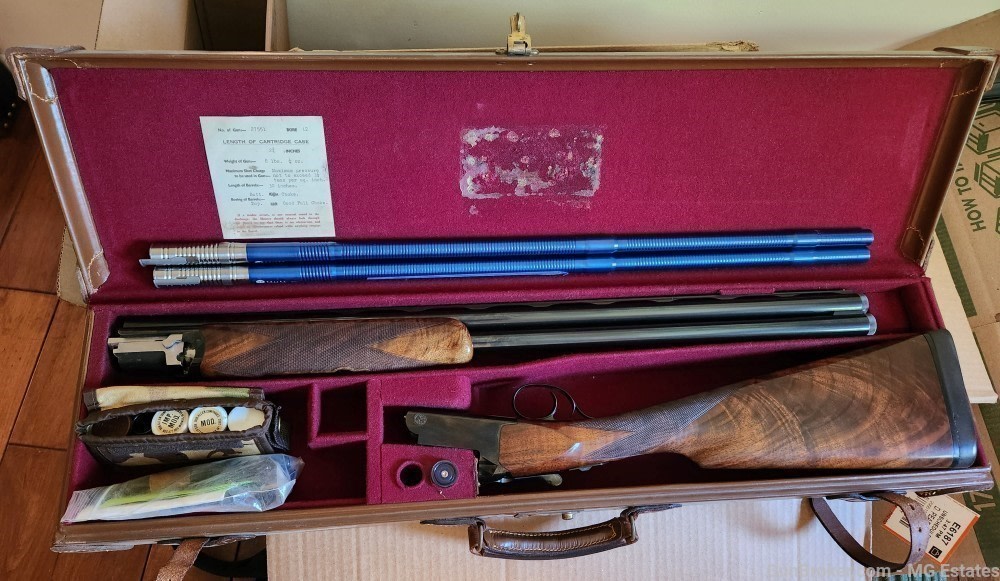 Perazzi MX5 C 12 Gauge Additional  28 Gauge Tubes English Style Field Stock-img-20