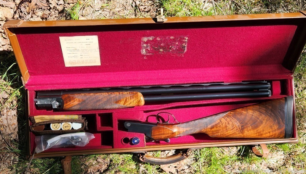 Perazzi MX5 C 12 Gauge Additional  28 Gauge Tubes English Style Field Stock-img-1