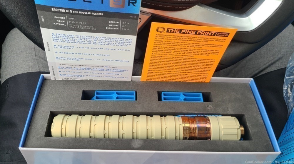 Q Erector 9 9mm Centerfire Erector9 Erect9r NEW UPC 850000857339-img-0